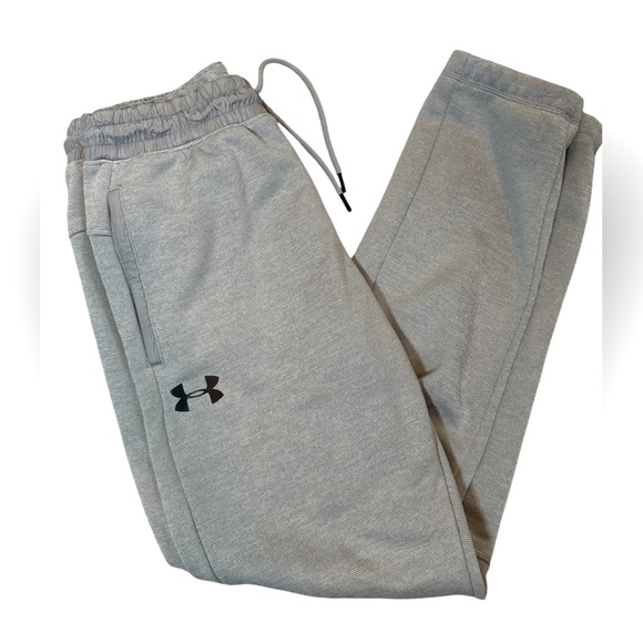 Under Armour Coldgear Warm loose joggers sweatpants sz M gray - Picture 1 of 8